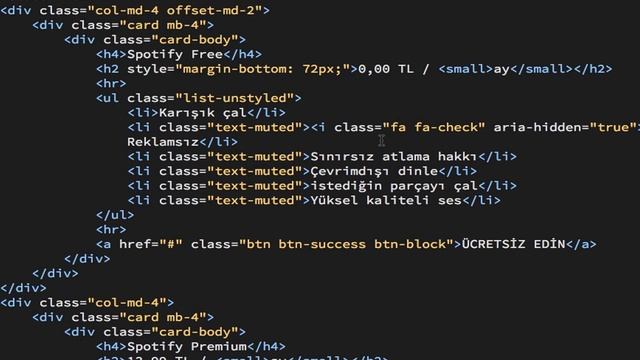 14 - Son Düzenlemeler 2 - Bootstrap 4 Dersleri смотреть онлайн