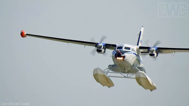 На взлете самолет Л-410 покачал крыльями на взлете "Армия 2020". смотреть онлайн