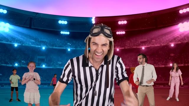 Kids Vs. Adults Freeze Dance Game! ? | Brain Break | Danny Go! Songs for Kids смотреть онлайн