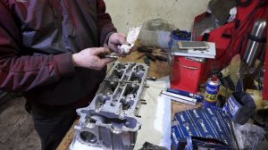 сборка двигателя ОМ642 мерседес часть 2