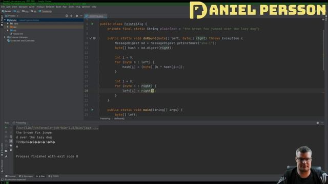 Writing a simple example of Feistal Cipher смотреть онлайн