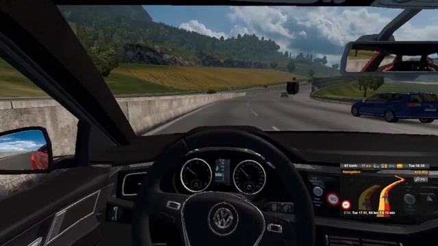 Driving Polo from Vienna to Linz | Euro Truck Simulator 2 | Game Play смотреть онлайн