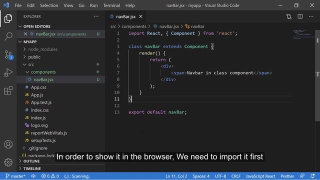 #4 Create the first React component | Tutorial For Total Beginner 2021 смотреть онлайн