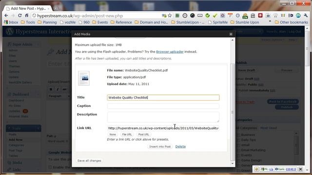 Upload a PDF using Wordpress смотреть онлайн