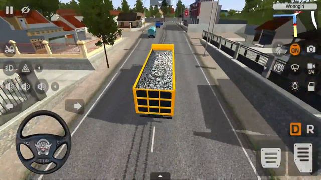 Mitsubishi FUSO Heavy Dump Truck e#2 - Bus Simulator Indonesia - Android Gameplay