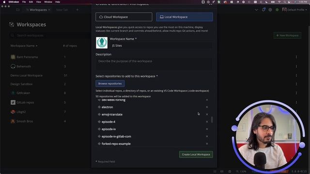 GitKraken Client Tutorials: Creating a Local Workspace ? смотреть онлайн