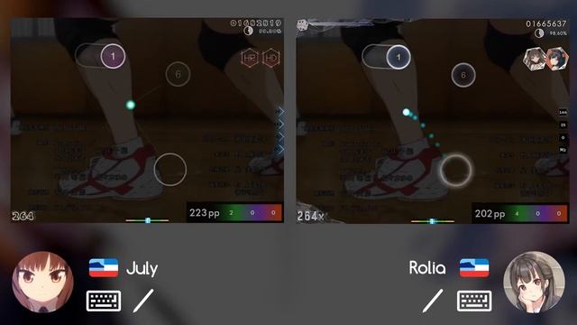 o!Msb | July vs Rolia | CHiCO with HoneyWorks - Kessen Spirit (TV Size) [ Kowari's Insane ] смотреть онлайн
