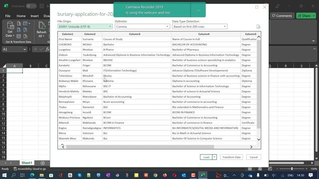 How to import csv data into Excel смотреть онлайн