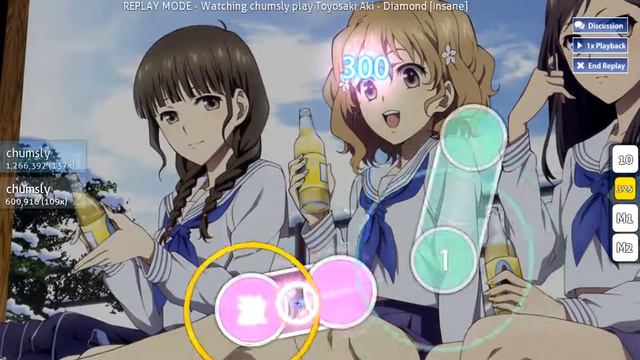 [osu!] Toyosaki Aki - Diamond (chumsly) смотреть онлайн