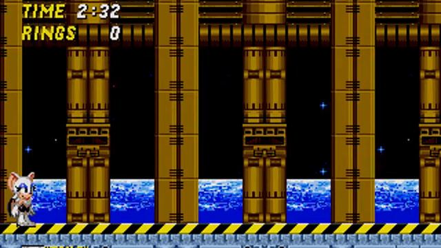 Rouge The Bat in Sonic 2 - Death Egg Zone смотреть онлайн
