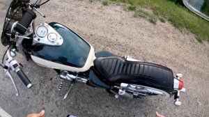 Впервые впечатления от Honda Shadow 400cc / гонка с китайцем #ПутьБайкера