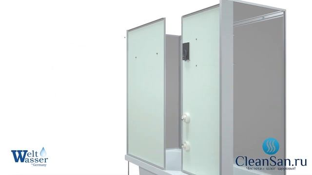 Инструкция по установке душевой кабины Emmer 150-170/85/55 смотреть онлайн