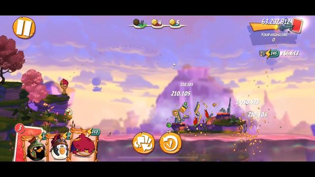 Angry Birds 2 Mighty Eagle Bootcamp(MEBC) without extra card (Bubbles）S21D33 смотреть онлайн