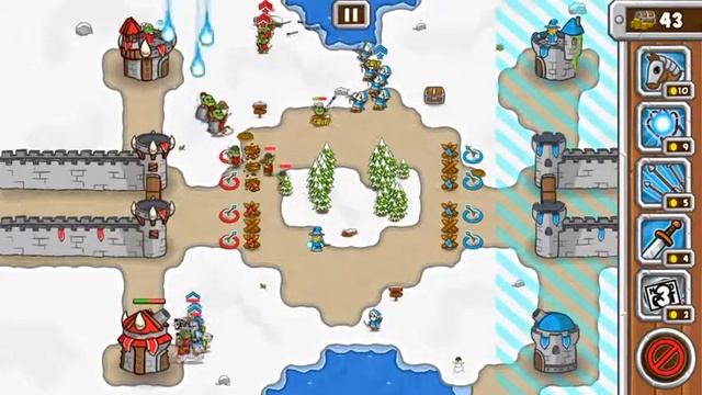 Castle Raid 2 replay: 2 492 points on Snowflake Valley! смотреть онлайн