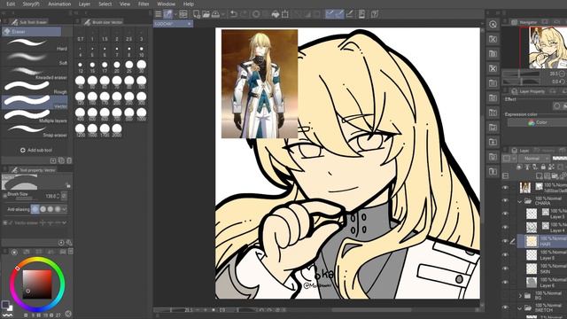 [HONKAI STAR RAIL] LUOCHA SPEEDPAINT| CLIP STUDIO PAINT | смотреть онлайн