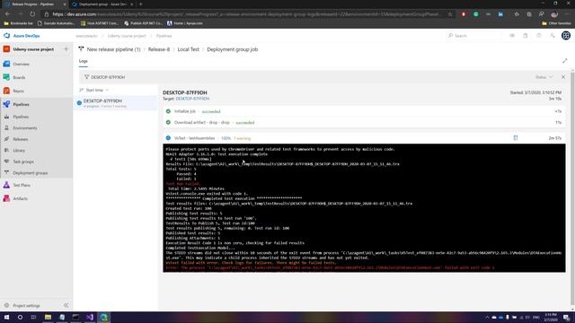 Automated Selenium test reporting with Azure DevOps Service 2020 смотреть онлайн