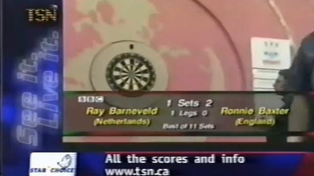 Raymond van Barneveld vs Ronnie Baxter - 1999 Embassy World Finals - Part 4/11 смотреть онлайн