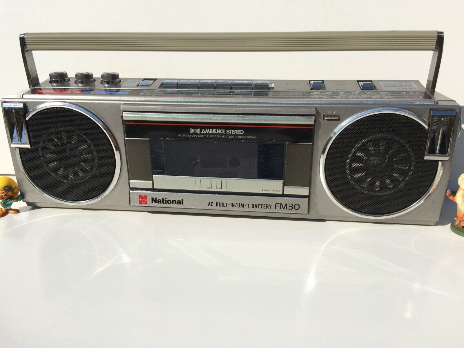 National RX-FM30F Boombox Cassette Player Radio Tape Recorder GhettoBlaster-ЯПОНИЯ-1981 -ГОД
