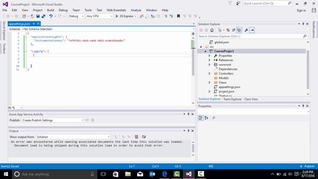 Learning ASP.NET x23 Create Appsettings json Configuration File смотреть онлайн