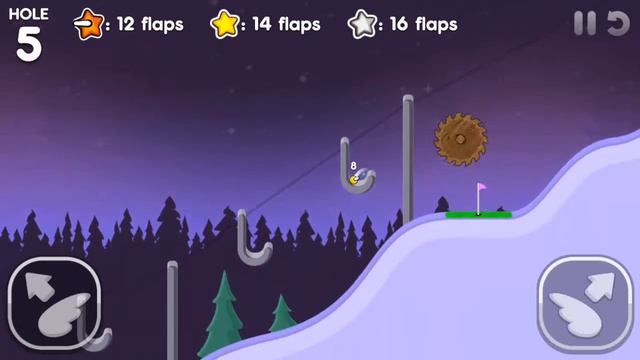 Flappy Golf 2 SERENITY SLOPES HOLE 1-9 Superstar Walkthrough смотреть онлайн