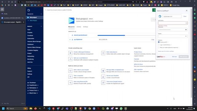 [GEO]DASHBOARD: Installation 1/8 - Create A New Machine