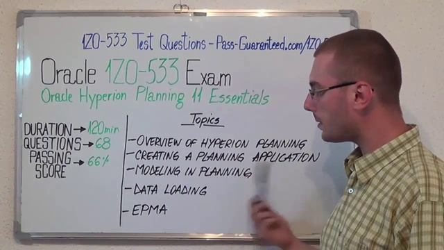 1Z0-533 – Oracle Exam Hyperion Planning 11 Test Essentials Questions смотреть онлайн