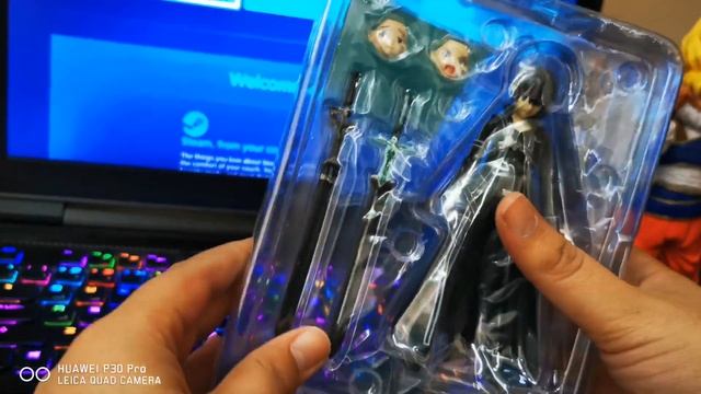 SOWRD ART ONLINE Kirigaya Kazuto Kirito Figma PVC Action Figure Unboxing 4K смотреть онлайн