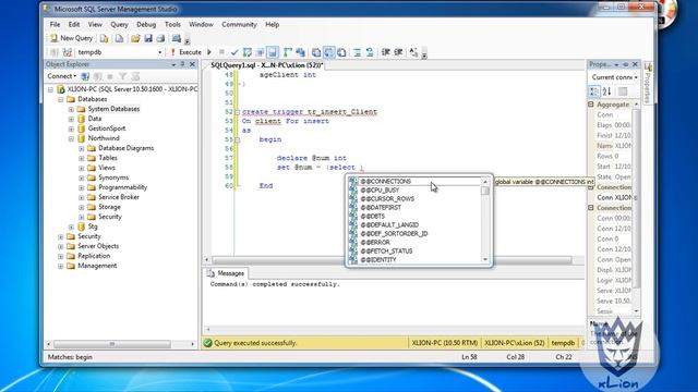 دورة SQL SERVER - TSQL - Create and Execute Triggers - 02 смотреть онлайн