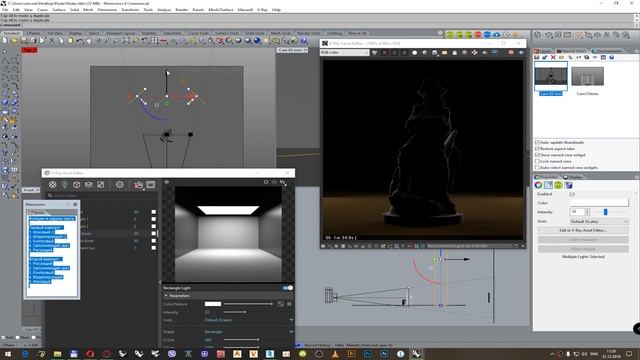 Rhinoceros. V-Ray NEXT for Rhino. Light Setup 3d (RUS) смотреть онлайн