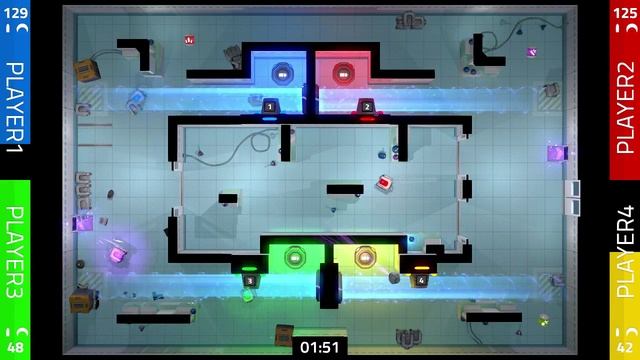 Slybots: Frantic Zone || A basic arcade arena shooter смотреть онлайн