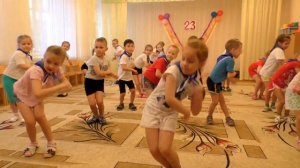 Утренник 23 февраля в детском саду. Подготовительная группа.