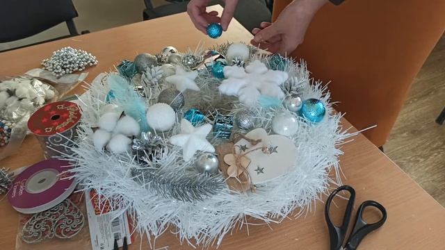 #Мастер-класс "Рождественский венок" смотреть онлайн