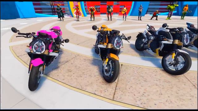 GTA V Epic New Stunt Race For Car Racing Challenge by Trevor and Shark #999 смотреть онлайн