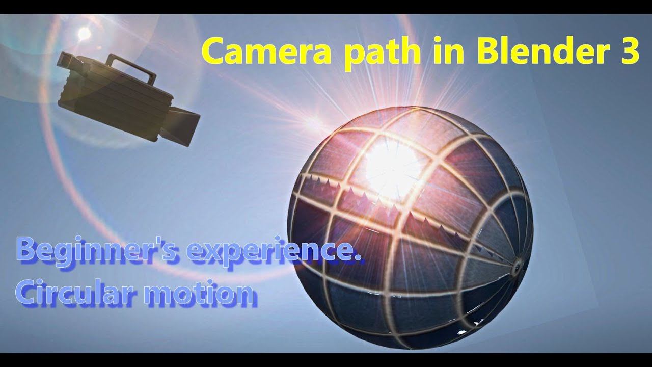 Moving a camera around an object in Blender 3.0.1 смотреть онлайн