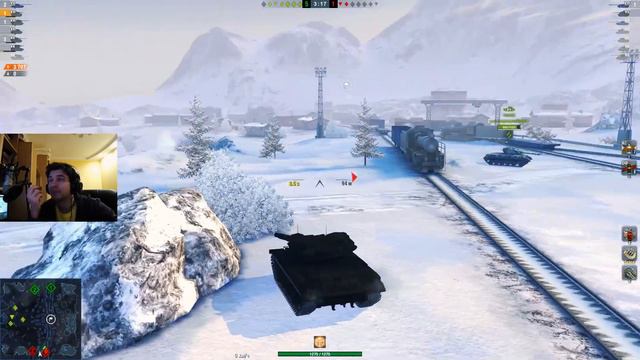 WoT Blitz - Где делись противники и слил катку АФК - World of Tanks Blitz (WoTB) смотреть онлайн