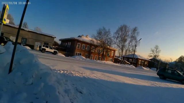 Прогулка по Вохме, расчистка места для машины. смотреть онлайн