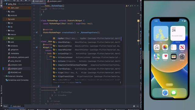 Flutter Leaflet Map - Drawing a Polygon смотреть онлайн