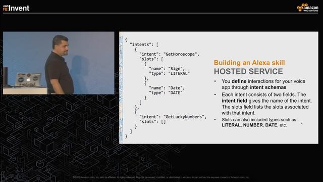 AWS re:Invent 2015 | (MBL301) Creating Voice Experiences Using Amazon Alexa смотреть онлайн
