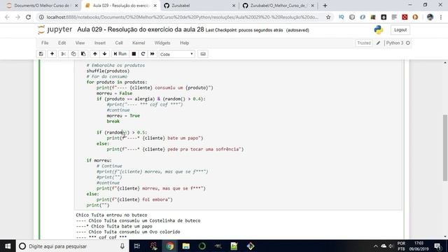 Melhor Curso de Python (Aula 3.6) - Resolução do Exercício da Aula 3.5 смотреть онлайн