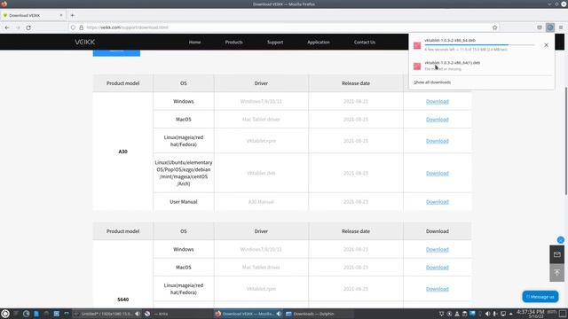 How to Install Drivers for your VEIKK A30 Drawing Tablet in Kubuntu with Krita смотреть онлайн