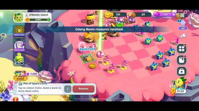 Merge Kuya Island Level 35 Walkthrough Gameplay - Collecting 1000 Free Gems смотреть онлайн