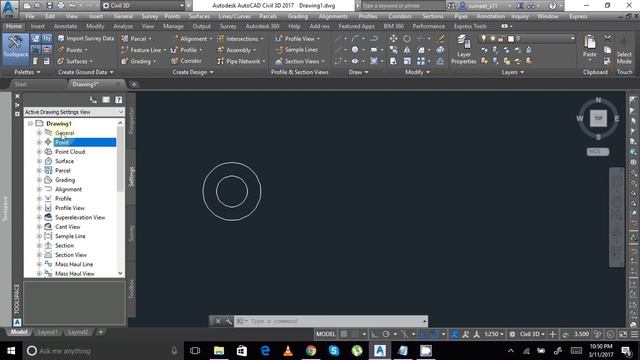 Autocad Civil 3d 2017 Tutorial How to create your own Point Style ( point symbol ) смотреть онлайн