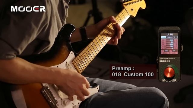 MOOER RADAR Speaker CAB Simulator смотреть онлайн
