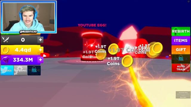 The DEVS Added A YOUTUBE REALM EGG In KNIGHT HEROES And I Got The FURIOUS RUSSO PET! (Roblox) смотреть онлайн