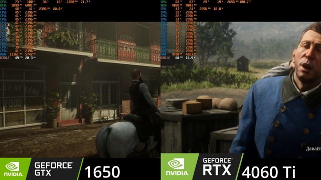 Тест в играх GTX 1650 vs RTX 4060Ti смотреть онлайн