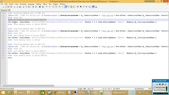 Import Users from CSV and Adding them to Group Via PowerShell Script смотреть онлайн