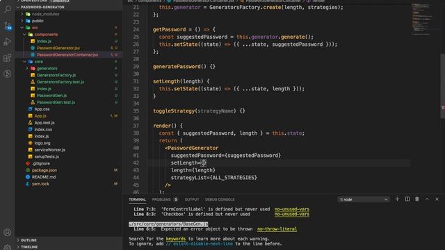 React JS: ПРИЛОЖЕНИЕ "Генератор паролей" (часть 2) смотреть онлайн