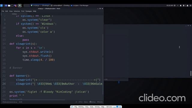 Making Hacking Script with Python - Part #1 - Customazation смотреть онлайн