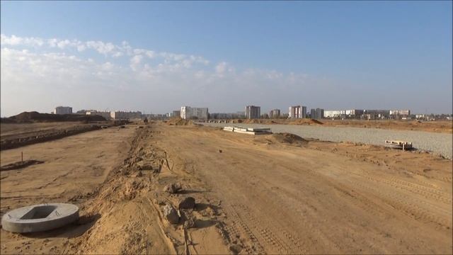 Volzhsky / Волжский. Строительство продолжения улицы Карбышева (Октябрь 2020)