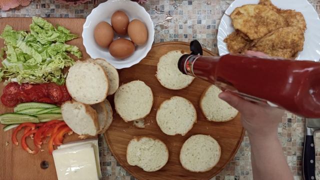 Бургеры с куриной грудкой смотреть онлайн